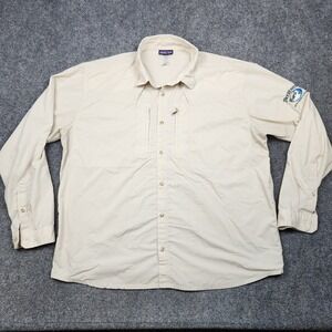 Patagonia Sun Stretch Shirt Mens XXL Performance Fly Fishing Outdoor Lightweight